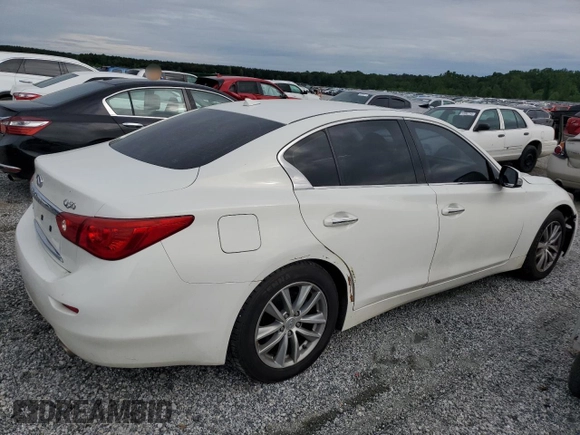 2014 Infiniti Q50 Premium с VIN JN1BV7ARXEM697759, выставлен на аукционе Copart как лот 55996815 с пробегом 129 642 миль миль и Списание • Salvage title. История ставок и продаж доступна на DreamBid. Изображение 3.