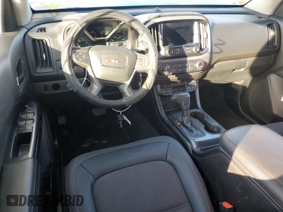 2021 GMC Canyon 4WD AT4 w/Cloth with VIN 1GTG6FEN9M1186142, listed as a Copart auction lot 80284954 with 29,663 mi miles and Non Repairable. Bid and sale history available at carsss.com. Image 8.