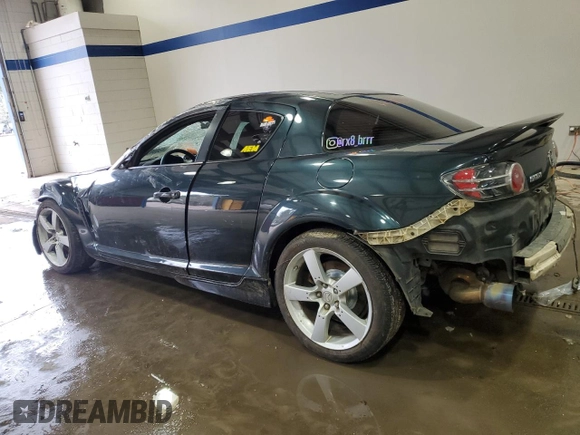 2004 Mazda RX-8 with VIN JM1FE173X40123456, listed as a Copart auction lot 45000725 with Not Provided miles and Clean Title. Bid and sale history available at DreamBid. Image 2.
