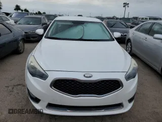 2014 Kia Cadenza Premium with VIN KNALN4D77E5145038, listed as a Copart auction lot 75134194 with 0 mi miles and Salvage Title. Bid and sale history available at carsss.com. Image 5.