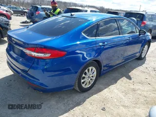 2018 Ford Fusion S with VIN 3FA6P0G74JR125258, listed as a IAAI auction lot 41845188 with 123,848 mi miles. Bid and sale history available at carsss.com. Image 4.