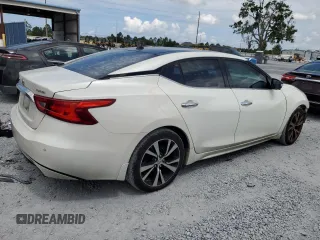 2017 Nissan Maxima SV with VIN 1N4AA6AP2HC443623, listed as a Copart auction lot 59746335 with 168,214 mi miles and Salvage title. Bid and sale history available at DreamBid. Image 3.