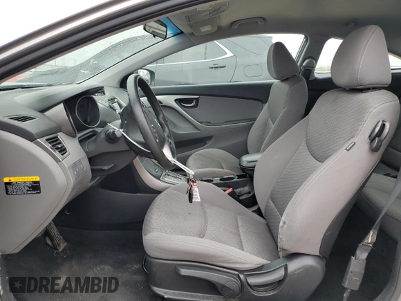 2013 Hyundai Elantra Coupe GS with VIN KMHDH6AE9DU014951, listed as a Copart auction lot 85046264 with 82,059 mi miles and Salvage Title. Bid and sale history available at carsss.com. Image 7.