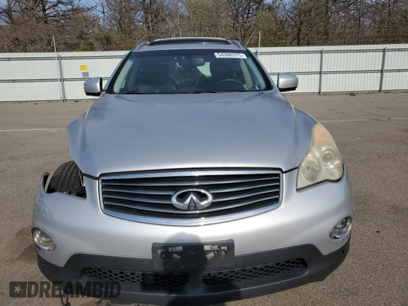 2012 Infiniti EX Journey with VIN JN1AJ0HR7CM450636, listed as a Copart auction lot 54300375 with 66,786 mi miles and Salvage Title. Bid and sale history available at carsss.com. Image 5.