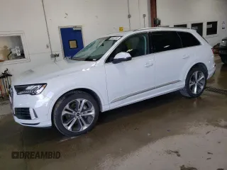 2023 Audi Q7 Premium Plus with VIN WA1LXBF71PD016522, listed as a Copart auction lot 55307155 with 24,025 mi miles and Salvage title. Bid and sale history available at DreamBid. Image 1.
