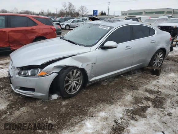 2013 Jaguar XF I4 RWD with VIN SAJWA0ES9DPS66150, listed as a Copart auction lot 85963044 with 67,048 mi miles and Salvage Title. Bid and sale history available at carsss.com. Image 1.
