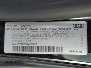 2017 Audi A7 Premium Plus with VIN WAUW2AFC9HN028869, listed as a Copart auction lot 67662504 with 67,397 mi miles and Salvage title. Bid and sale history available at DreamBid. Image 15.