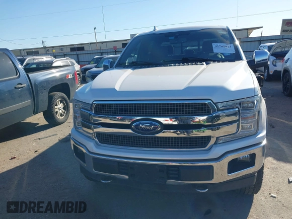 2018 Ford F-150 XL with VIN 1FTEW1E54JFC14504, listed as a IAAI auction lot 41700813 with 92,198 mi miles. Bid and sale history available at carsss.com. Image 12.