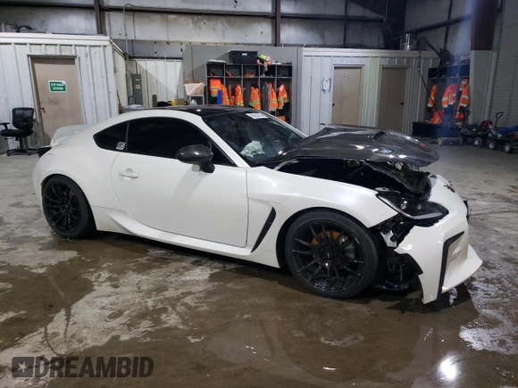2022 Toyota 86 Premium with VIN JF1ZNBF1XN8757846, listed as a Copart auction lot 86353234 with 37,929 mi miles and Salvage Title. Bid and sale history available at DreamBid. Image 4.