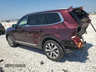 2021 Kia Telluride EX with VIN 5XYP34HC0MG148967, listed as a Copart auction lot 52244235 with 90,916 mi miles and Salvage title. Bid and sale history available at DreamBid. Image 2.