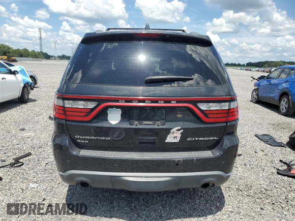 2014 Dodge Durango Citadel with VIN 1C4SDJET1EC349261, listed as a Copart auction lot 61129465 with 201,451 mi miles and Salvage title. Bid and sale history available at DreamBid. Image 6.