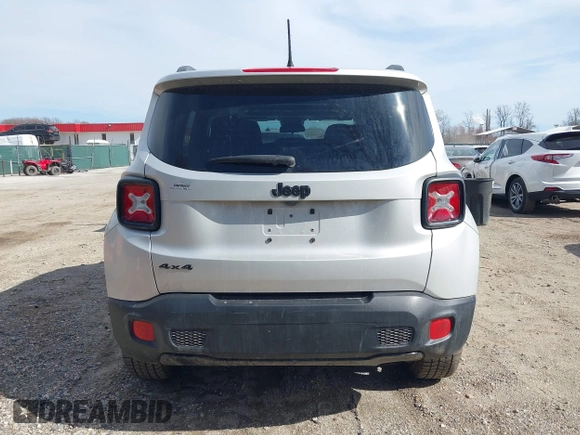 2017 Jeep Renegade Altitude with VIN ZACCJBBH5HPF52639, listed as a IAAI auction lot 41810491 with 86,486 mi miles and . Bid and sale history available at DreamBid. Image 16.