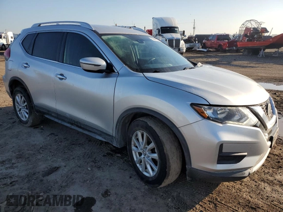 2019 Nissan Rogue SV with VIN KNMAT2MV2KP502242, listed as a Copart auction lot 50449285 with 93,595 mi miles and Salvage Title. Bid and sale history available at carsss.com. Image 4.
