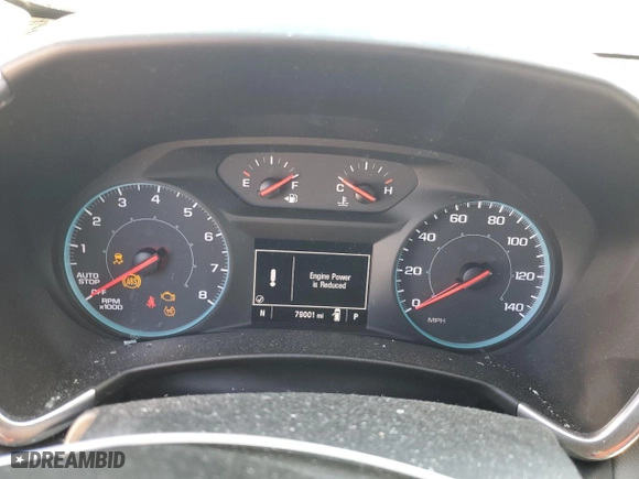 2020 Chevrolet Equinox LS with VIN 3GNAXSEV0LS558905, listed as a Copart auction lot 48924265 with 79,001 mi miles and Salvage Title. Bid and sale history available at carsss.com. Image 9.