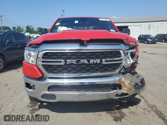 2023 Ram 1500 Big Horn with VIN 1C6SRFBTXPN535513, listed as a Copart auction lot 61135425 with Not provided miles and Salvage title. Bid and sale history available at DreamBid. Image 5.