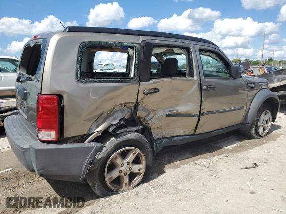 2007 Dodge Nitro SXT with VIN 1D8GU28K27W720123, listed as a Copart auction lot 47011265 with 147,312 mi miles and Salvage Title. Bid and sale history available at carsss.com. Image 3.