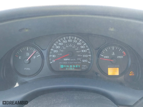2004 Chevrolet Impala with VIN 2G1WF55K849406371, listed as a IAAI auction lot 42077952 with 81,364 mi miles. Bid and sale history available at carsss.com. Image 7.