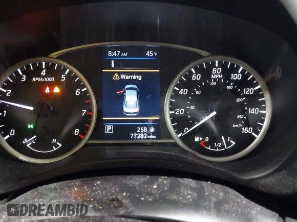 2019 Nissan Sentra SR with VIN 3N1AB7APXKY365980, listed as a IAAI auction lot 41843701 with 77,282 mi miles and . Bid and sale history available at DreamBid. Image 7.