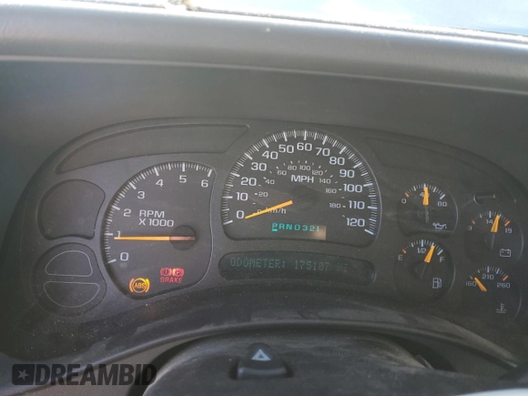 2004 Chevrolet Tahoe LS with VIN 1GNEK13V44J320829, listed as a Copart auction lot 87862025 with 175,107 mi miles and Salvage Title. Bid and sale history available at carsss.com. Image 9.