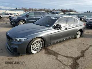 2018 BMW 3 Series 330i xDrive with VIN WBA8D9G53JNU69856, listed as a Copart auction lot 46154475 with 87,798 mi miles and Salvage Title. Bid and sale history available at carsss.com. Image 1.