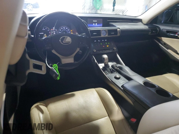 2015 Lexus IS 350 with VIN JTHBE1D23F5019809, listed as a Copart auction lot 83851034 with 109,250 mi miles and Salvage title. Bid and sale history available at DreamBid. Image 8.