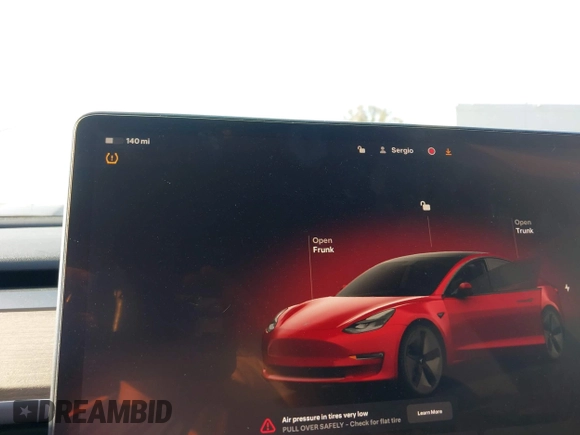 2022 Tesla Model 3 Long Range with VIN 5YJ3E1EB3NF273540, listed as a IAAI auction lot 41978069 with 27,247 mi miles and . Bid and sale history available at DreamBid. Image 18.