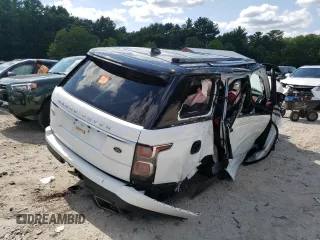 2020 Land Rover Range Rover Autobiography with VIN SALGV5SEXLA586171, listed as a Copart auction lot 63666924 with Not provided miles and Salvage title. Bid and sale history available at DreamBid. Image 3.