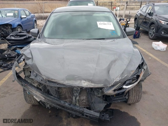 2019 Nissan Sentra S with VIN 3N1AB7AP9KY285490, listed as a IAAI auction lot 41506752 with 97,293 mi miles. Bid and sale history available at carsss.com. Image 12.