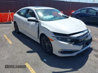 2019 Honda Civic EX-L z VIN 19XFC1F72KE215899, wystawiony jako IAAI lot #42359812 z przebiegiem 10 585 mil mil oraz . Historia ofert i sprzedaży dostępna na DreamBid. Obrazek 1.