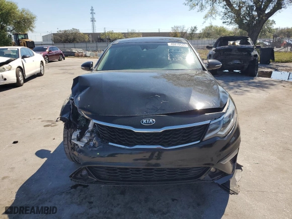 2019 Kia Optima S with VIN 5XXGT4L39KG305811, listed as a Copart auction lot 46810545 with 76,547 mi miles and Non Repairable. Bid and sale history available at carsss.com. Image 5.