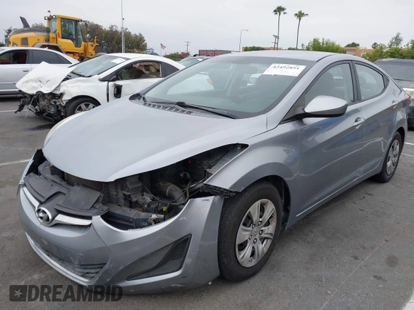 2016 Hyundai Elantra SE with VIN 5NPDH4AE4GH769724, listed as a IAAI auction lot 42492851 with 107,361 mi miles and . Bid and sale history available at DreamBid. Image 18.