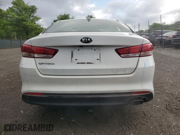 2017 Kia Optima LX with VIN 5XXGT4L37HG154041, listed as a Copart auction lot 55580055 with 110,905 mi miles and Salvage title. Bid and sale history available at DreamBid. Image 6.