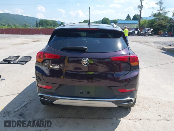 2021 Buick Encore GX Essence with VIN KL4MMGSL0MB138843, listed as a IAAI auction lot 42605890 with 34,850 mi miles and . Bid and sale history available at DreamBid. Image 17.