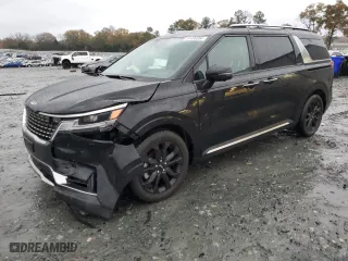 2023 Kia Carnival SX Prestige with VIN KNDNE5H32P6266999, listed as a Copart auction lot 84406004 with 35,082 mi miles and Salvage Title. Bid and sale history available at carsss.com. Image 1.