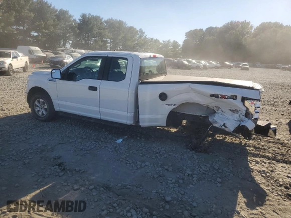 2020 Ford F-150 XL with VIN 1FTEX1EB8LFB83747, listed as a Copart auction lot 75006024 with 82,262 mi miles and Salvage Title. Bid and sale history available at carsss.com. Image 2.