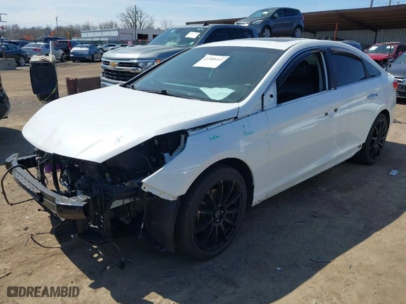2016 Hyundai Sonata 2.4L Sport with VIN 5NPE34AFXGH436312, listed as a IAAI auction lot 41908444 with 99,725 mi miles. Bid and sale history available at carsss.com. Image 2.