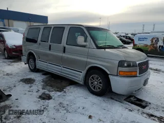 2004 GMC Savana Cargo Van YF7 Upfitter with VIN 1GDFG15T341134365, listed as a Copart auction lot 45971155 with 117,966 mi miles and Salvage Title. Bid and sale history available at carsss.com. Image 4.