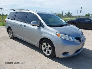 2015 Toyota Sienna LE AAS with VIN 5TDKK3DC7FS624148, listed as a IAAI auction lot 42512491 with 95,262 mi miles and . Bid and sale history available at DreamBid. Image 1.