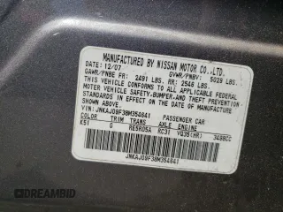 2008 Infiniti EX Journey with VIN JNKAJ09F38M354641, listed as a Copart auction lot 63183274 with 195,493 mi miles and Salvage Title. Bid and sale history available at carsss.com. Image 14.