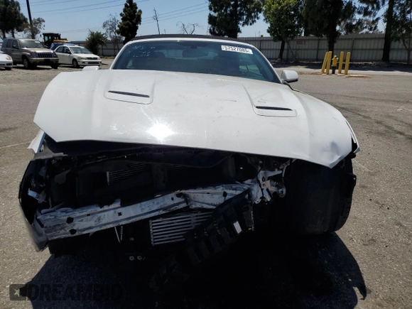2018 Ford Mustang EcoBoost Premium with VIN 1FATP8UHXJ5155575, listed as a Copart auction lot 57527085 with 138,033 mi miles and Salvage title. Bid and sale history available at DreamBid. Image 5.