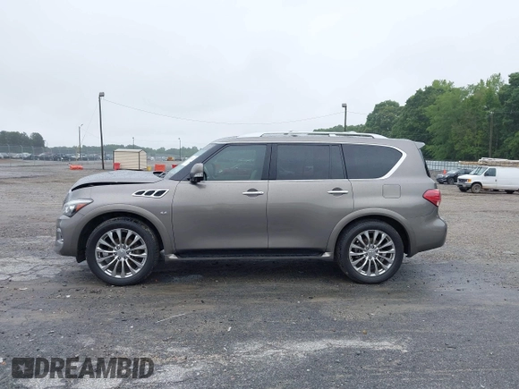 2015 Infiniti QX80 with VIN JN8AZ2NE2F9086138, listed as a IAAI auction lot 42365112 with 174,818 mi miles and . Bid and sale history available at DreamBid. Image 15.