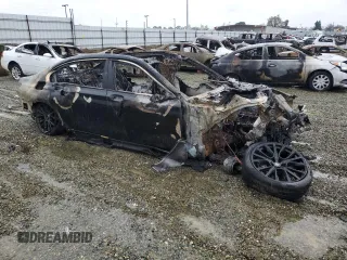 2020 BMW 7 Series 740i with VIN WBA7T2C09LCD40523, listed as a Copart auction lot 86332844 with 0 mi miles and Non Repairable. Bid and sale history available at carsss.com. Image 4.