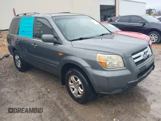 2008 Honda Pilot VP with VIN 5FNYF28268B017370, listed as a IAAI auction lot 41435704 with 248,690 mi miles and . Bid and sale history available at DreamBid. Image 1.