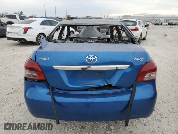 2009 Toyota Yaris with VIN JTDBT903794055243, listed as a Copart auction lot 88719525 with Not Provided miles and Non Repairable. Bid and sale history available at DreamBid. Image 6.
