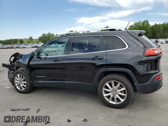 2014 Jeep Cherokee Limited with VIN 1C4PJLDS0EW148212, listed as a Copart auction lot 60464965 with 82,015 mi miles and Salvage title. Bid and sale history available at DreamBid. Image 2.