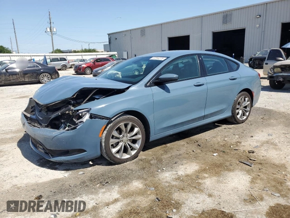 2015 Chrysler 200 S z VIN 1C3CCCBB7FN563423, wystawiony jako Copart lot #57264275 z przebiegiem 106 859 mil mil oraz Szkoda całkowita • Salvage title. Historia ofert i sprzedaży dostępna na DreamBid. Obrazek 1.