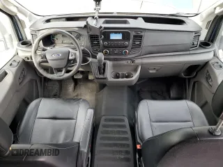 2023 Ford Transit Cargo with VIN 1FTBR1C83PKA15015, listed as a Copart auction lot 52055925 with 73,147 mi miles and Salvage Title. Bid and sale history available at carsss.com. Image 8.