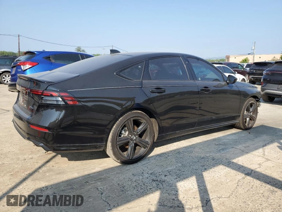 2024 Honda Accord Sport-L with VIN 1HGCY2F79RA044819, listed as a Copart auction lot 58347705 with 12,747 mi miles and Salvage title. Bid and sale history available at DreamBid. Image 3.