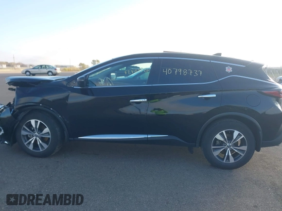 2020 Nissan Murano S with VIN 5N1AZ2AS1LN172482, listed as a IAAI auction lot 40798737 with 42,509 mi miles and . Bid and sale history available at DreamBid. Image 14.