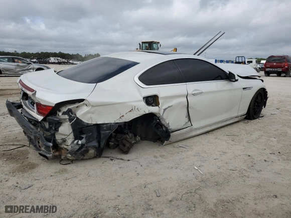 2012 BMW 6 Series 650i with VIN WBALX3C50CC528560, listed as a Copart auction lot 81046454 with 0 mi miles and Non Repairable. Bid and sale history available at carsss.com. Image 3.